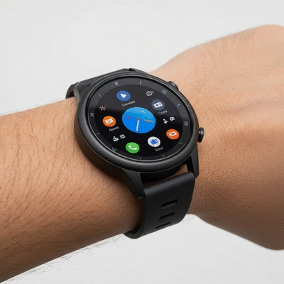 Blackview X1 smartwatch on a person's wrist